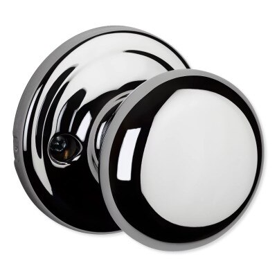 Kwikset Hancock Passage Knob, Polished Chrome